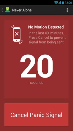 Sending Panic Signal